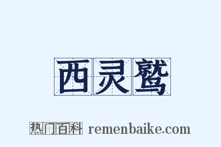 西灵鹫是什么意思的图片